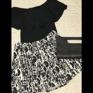 Piperlime Collection Pleated Mini Skirt